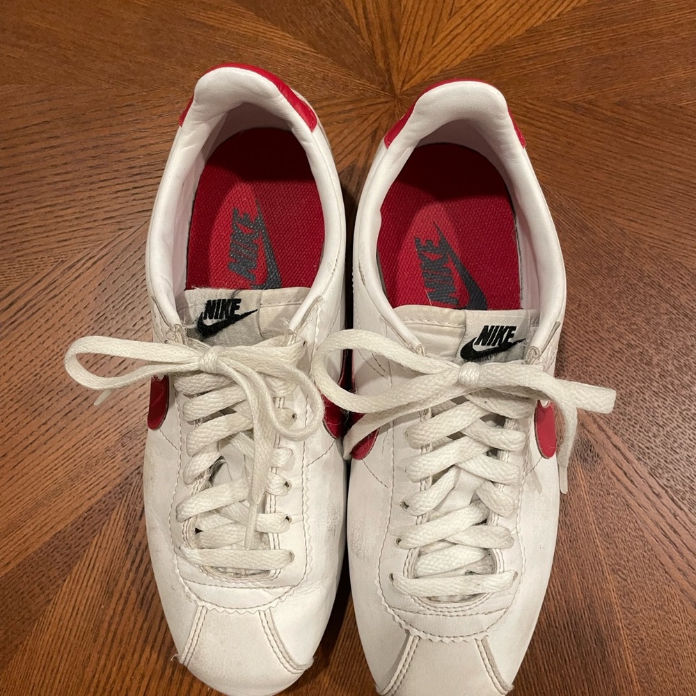Nike Women's Sneakers White Red Blue - Picture 6 of 6